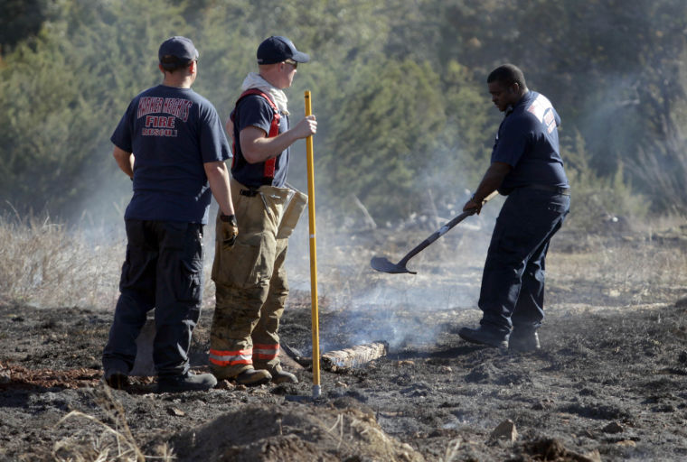 Grass fire